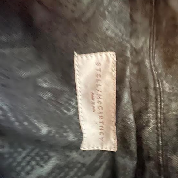 Stella McCartney Demin biker jacket black/grey 44 - Picture 2 of 4